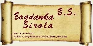 Bogdanka Širola vizit kartica